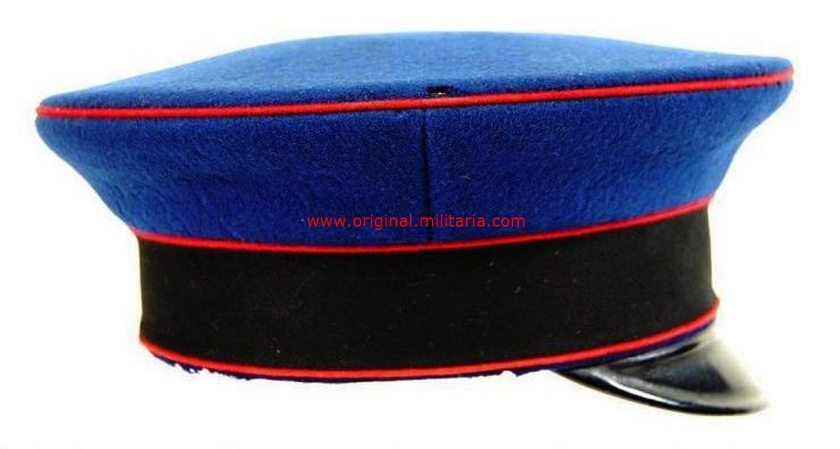 Gorra de Plato Prusiana para los Oficiales de Artillería de Campo, Transporte y Cuerpo del Aíre